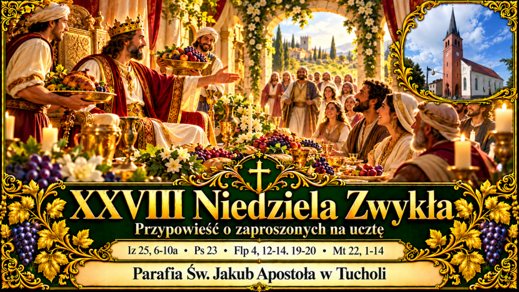 XXVIII NIEDZIELA ZWYKŁA – 11 października 2026r. XXVIII NIEDZIELA ZWYKŁA – 11 października 2026r.